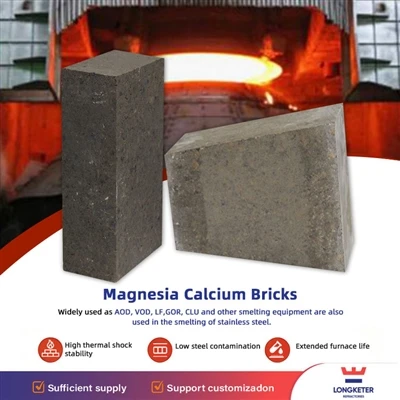 Gạch canxi Magnesia cho lò AOD: Longketer thúc đẩy đổi mới vật liệu chịu lửa