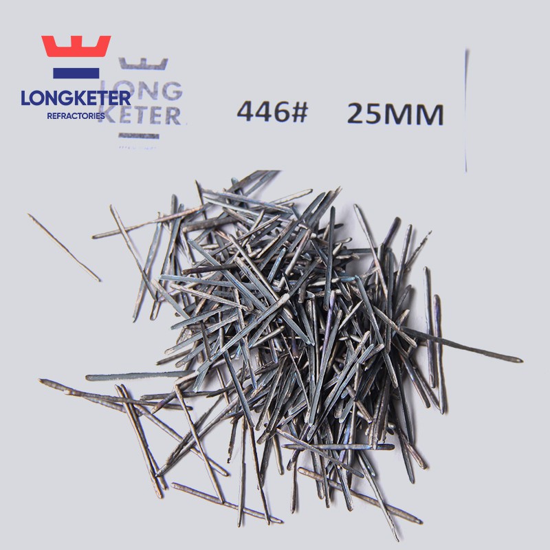 Sợi thép không gỉ cho vật liệu chịu lửa